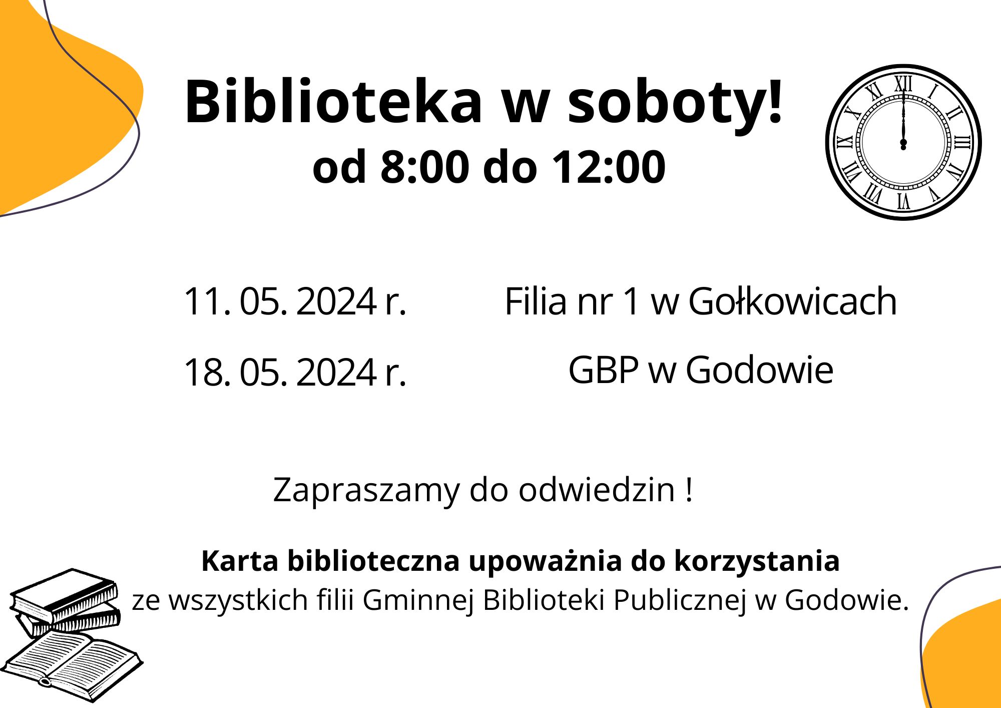 Biblioteka w soboty